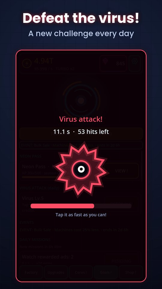 Daily virus attack