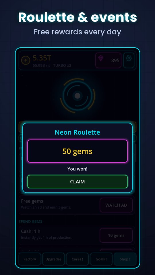 Daily Neon Roulette