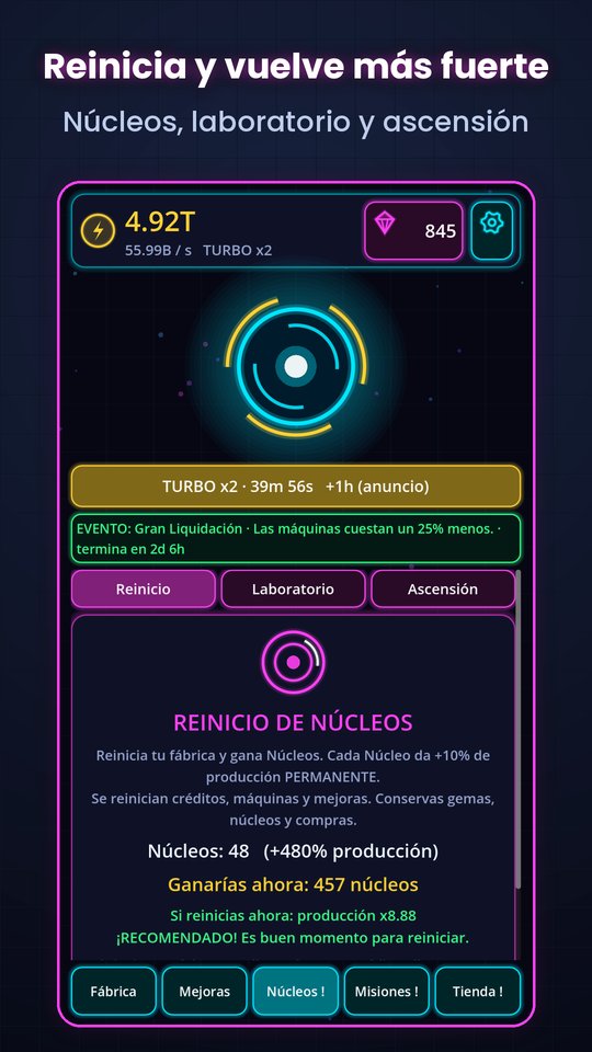 Reinicio de núcleos