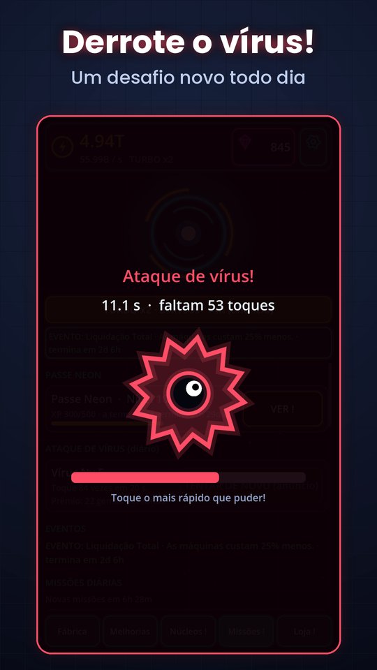Ataque de vírus diário